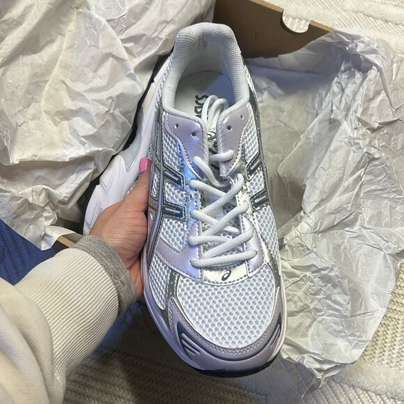 ASICS - GEL-1130 "White/Faded Ash Rock" sneakers - Picture 6 of 11